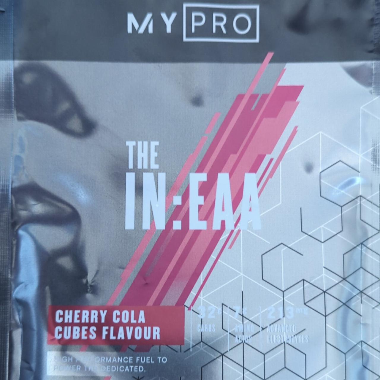 Fotografie - The IN:EAA Cherry cola cubes flavour MyProtein