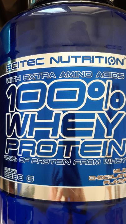 Fotografie - 100% Whey protein Milk chocholate Scitec Nutrition