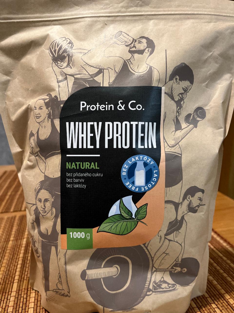 Fotografie - Whey protein natural Protein & Co.