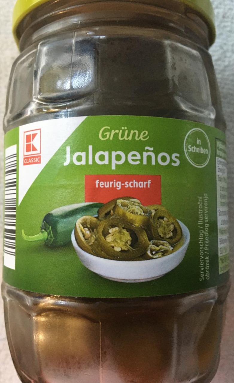 Fotografie - Zelené chilli papričky Jalapeño K-Classic