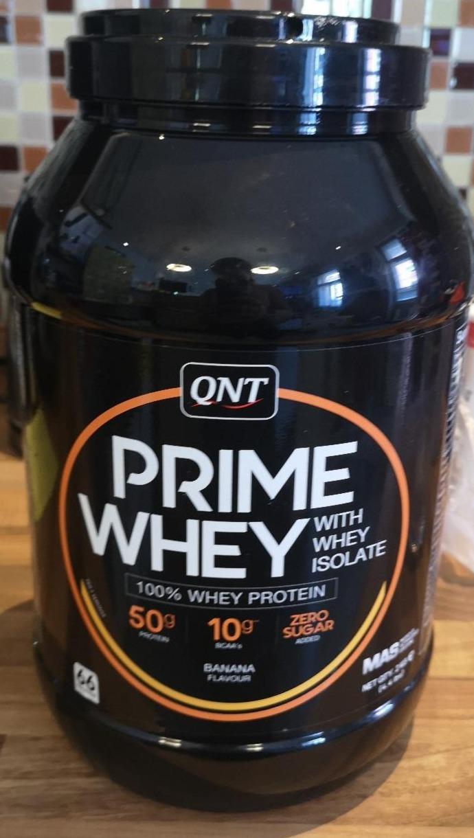Fotografie - Prime Whey with Whey Isolate Banana QNT