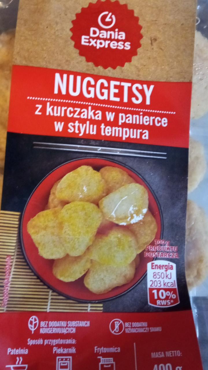 Fotografie - Nuggetsy z kurczaka w panierce w stylu tempura Dania Express