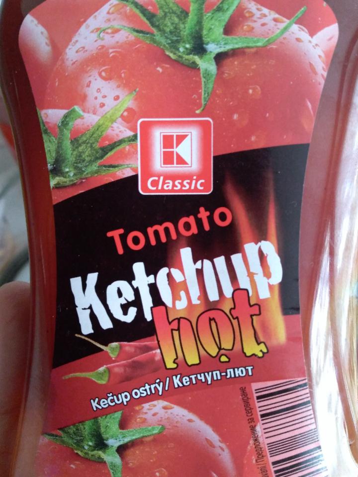 Fotografie - Rajčatový kečup ostrý K-Classic