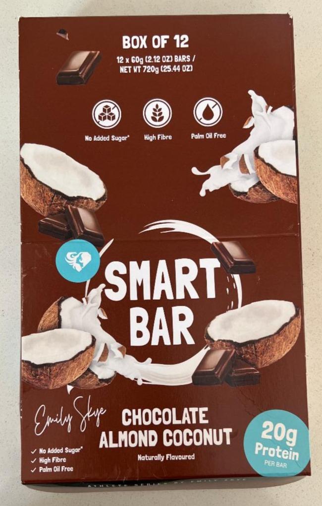Fotografie - Smart bar Chocolate Almond Coconut Emily Skye