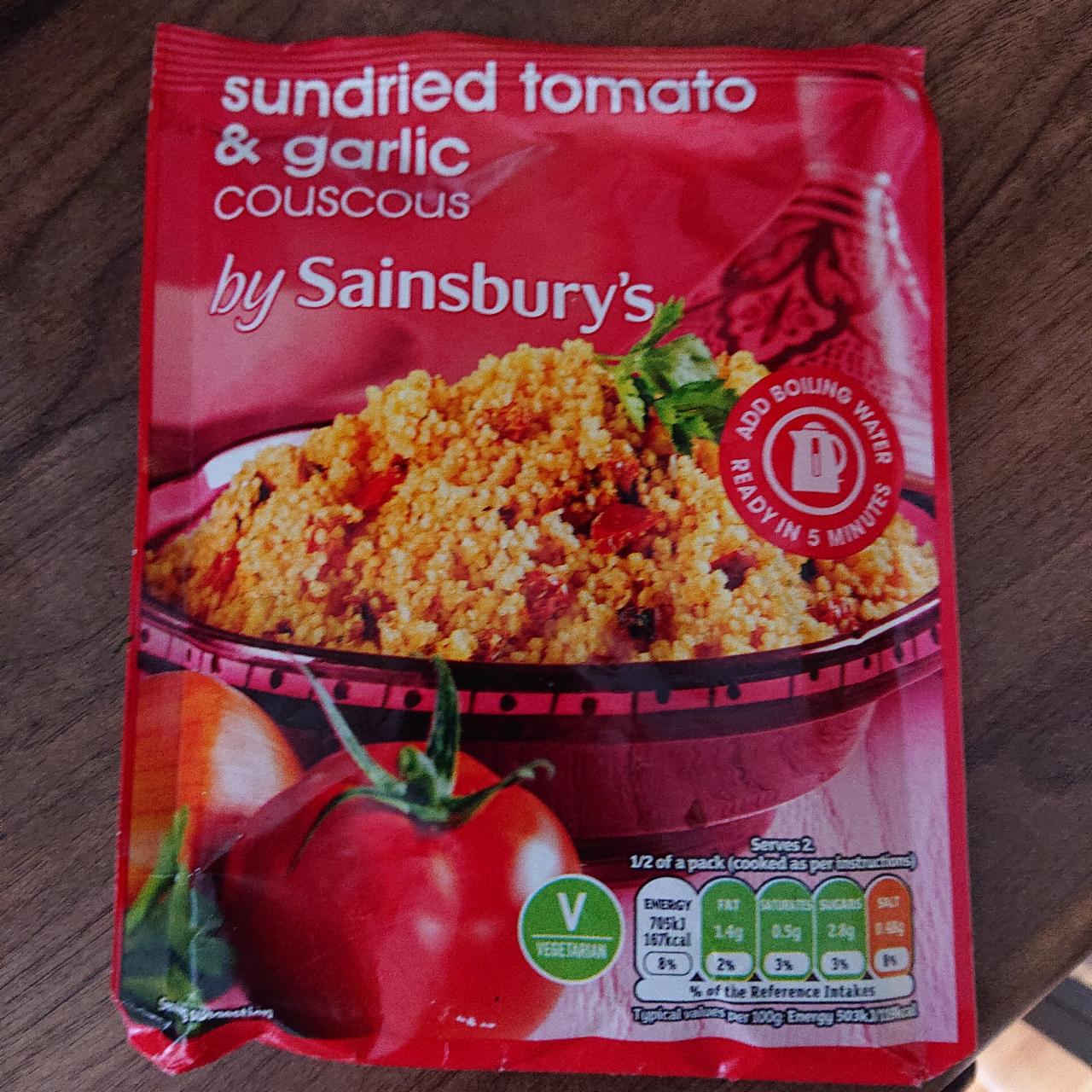 Fotografie - Sundried tomato & garlic couscous Sainsbury's