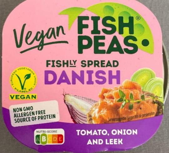 Fotografie - Vegan FishPeas spread danish