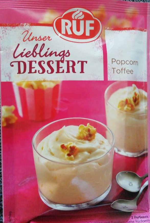 Fotografie - Lieblings Dessert Popcorn Toffee RUF