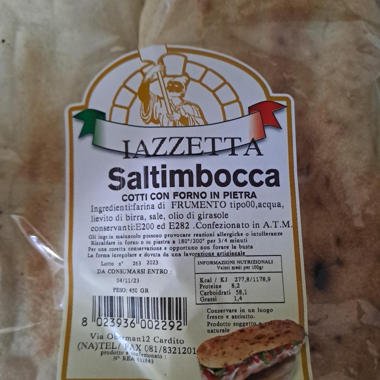 Fotografie - Saltimbocca cotto con forno in pietra Iazzetta
