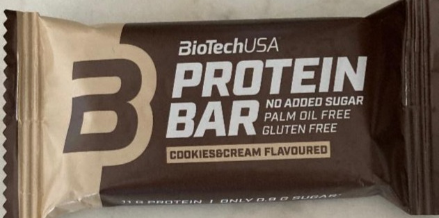 Fotografie - Protein bar cookies&cream flavoured BioTechUSA
