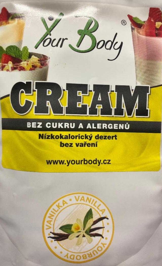 Fotografie - Cream vanilka nízkokalorický dezert Your body