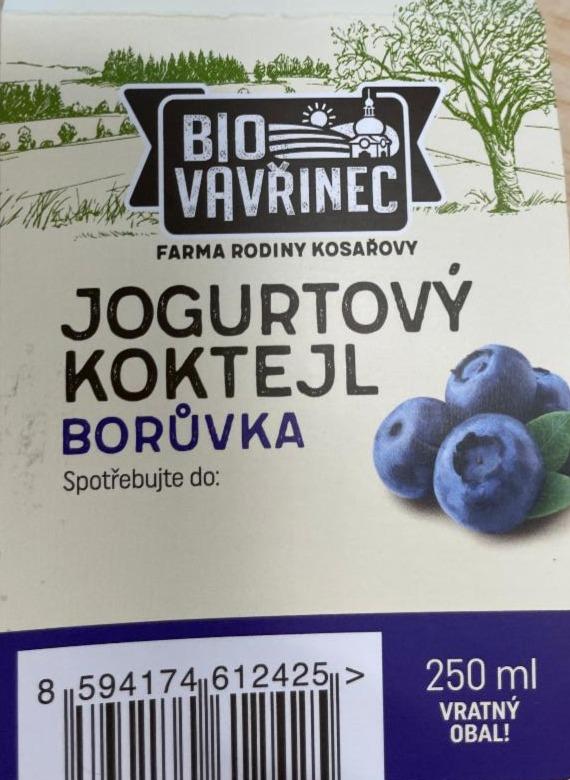 Fotografie - Jogurtový koktejl borůvka Bio Vavřinec
