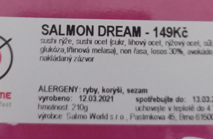 Fotografie - Salmon Dream Sushi time