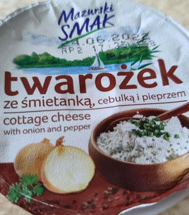 Fotografie - Twaroźek že śmietanka, cebulka i pieprzem Mazurski smak