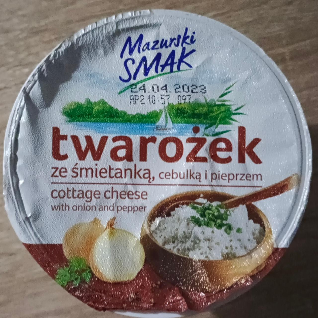 Fotografie - Twaroźek že śmietanka, cebulka i pieprzem Mazurski smak