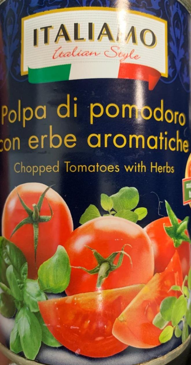 Fotografie - Polpa di pomodoro con erbe aromatische Italiamo