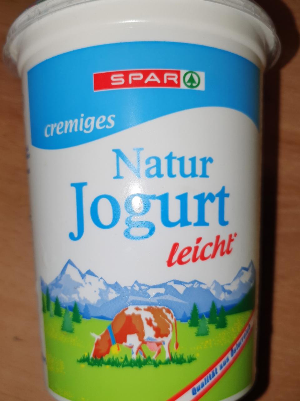Fotografie - Cremiges Natur Jogurt leicht Spar