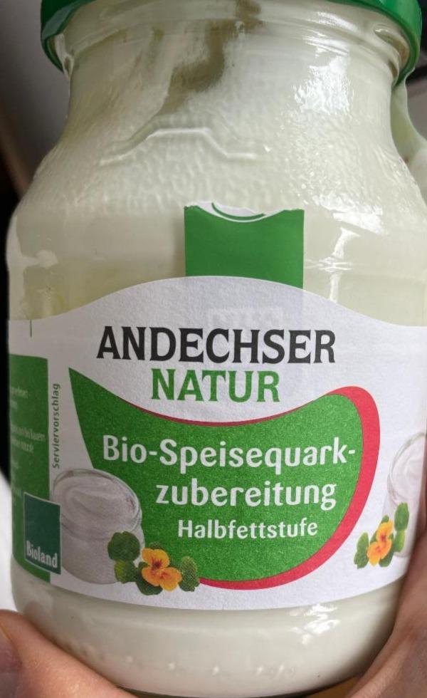 Fotografie - Bio-Speisequark-Zubereitung Andechser Natur