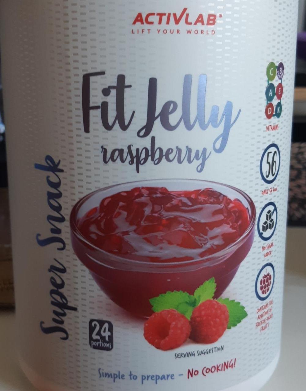Fotografie - Super Snack Fit Jelly raspberry ActivLab