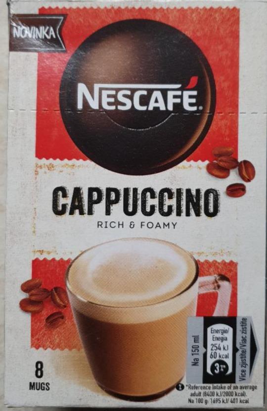 Fotografie - Cappuccino rich & foamy Nescafé