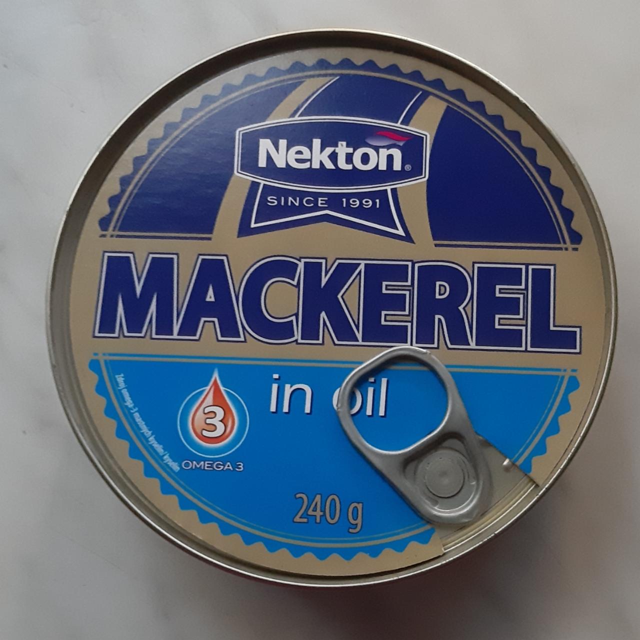 Fotografie - Mackerel in oil Nekton