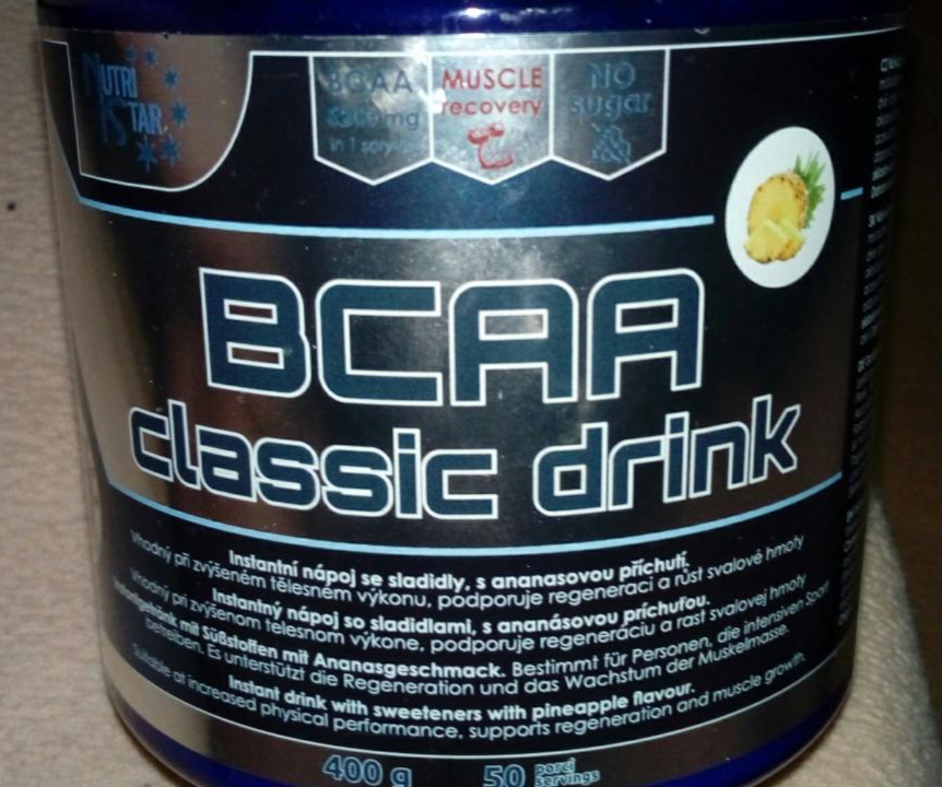 Fotografie - BCAA Classic drink Ananas Nutristar