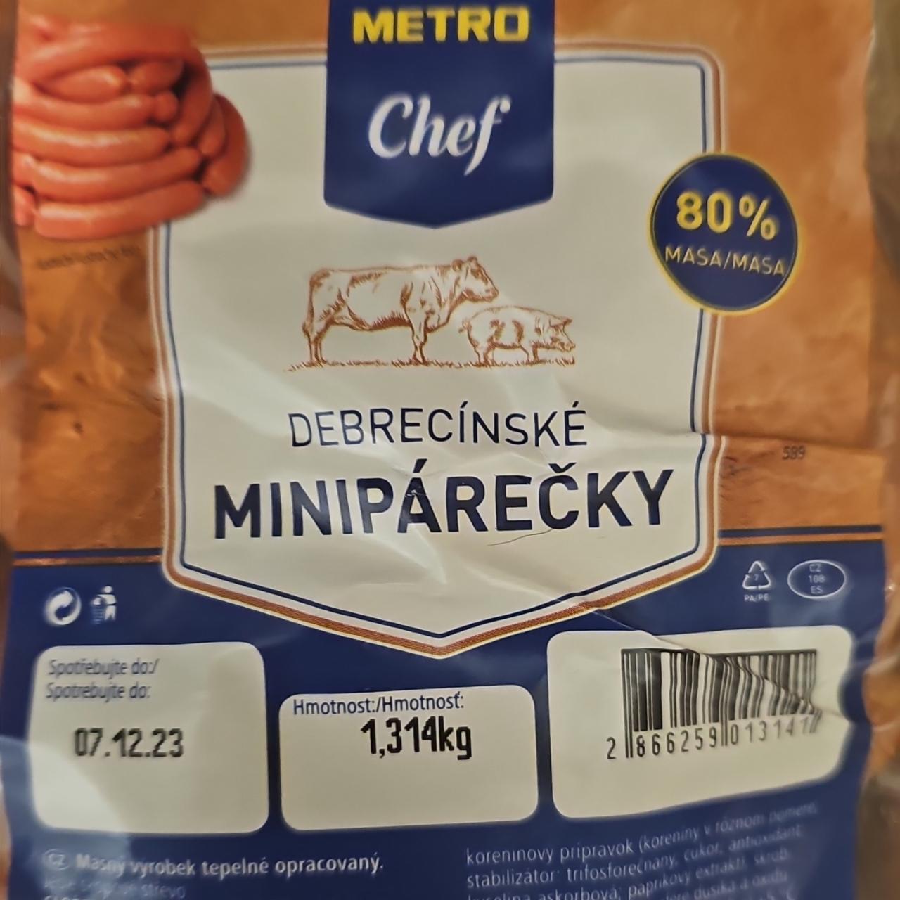 Fotografie - Debrecínské minipárečky Metro Chef