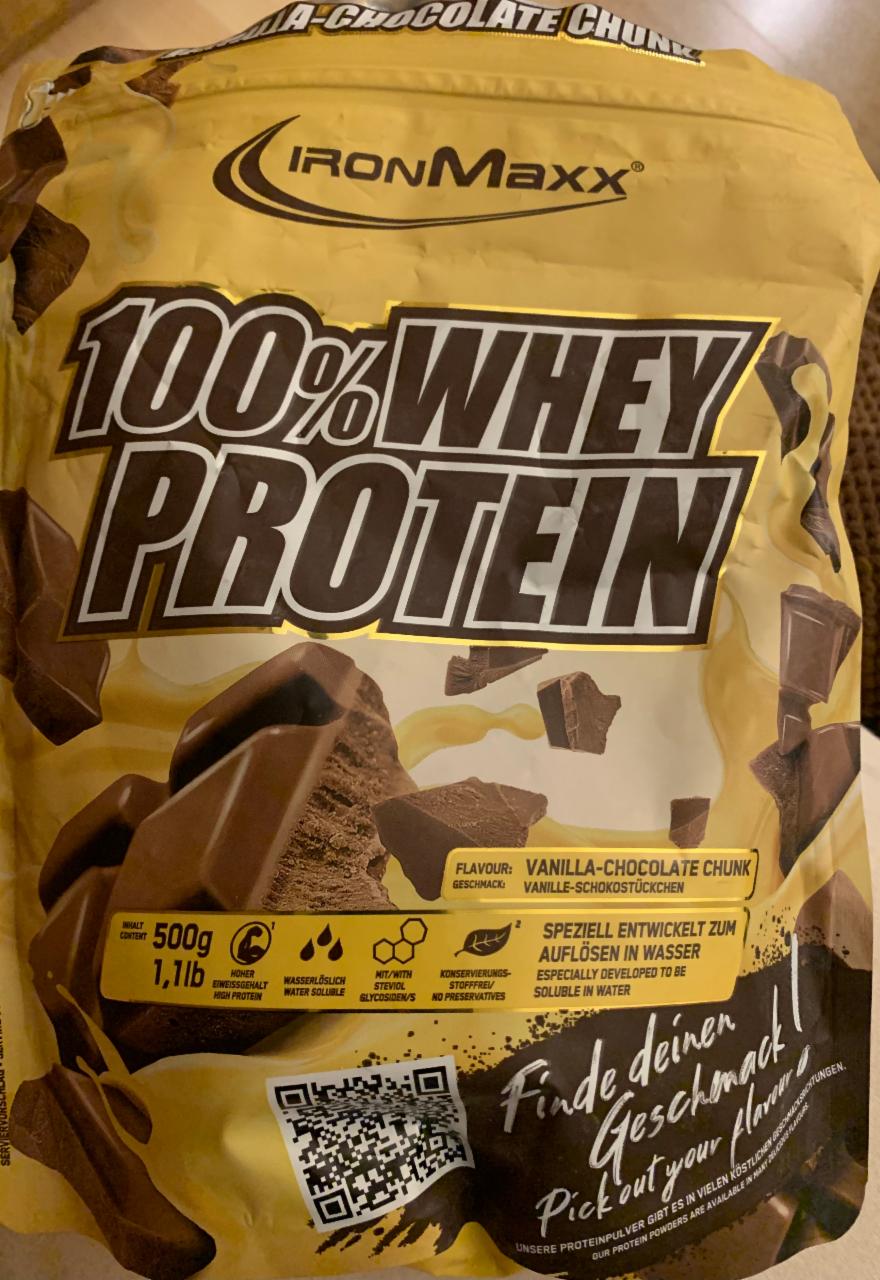 Fotografie - 100%whey protein vanilla-chocolate chunk