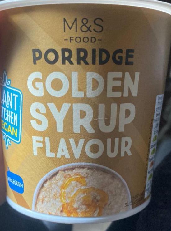 Fotografie - Porridge Golden Syrup flavour M&S Food