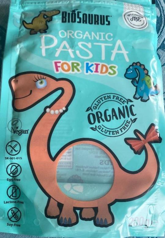 Fotografie - Organic Pasta For Kids gluten free Biosaurus