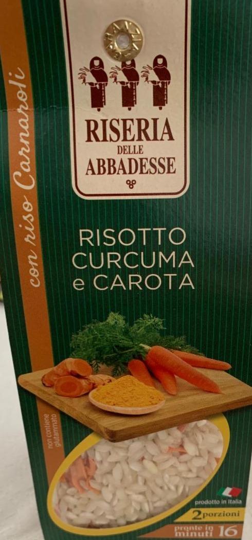 Fotografie - Risotto curcuma e carota Riseria delle abbadesse