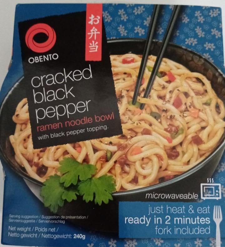 Fotografie - Cracked Black Pepper Ramen Noodle Bowl Obento