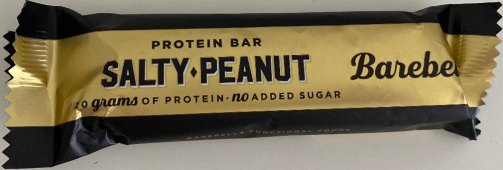Fotografie - Protein bar salty peanut Barebells