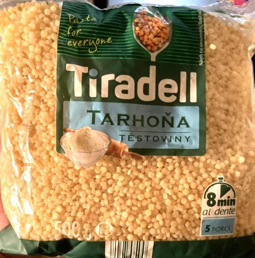 Fotografie - Tarhoňa bezvaječné těstoviny Tiradell