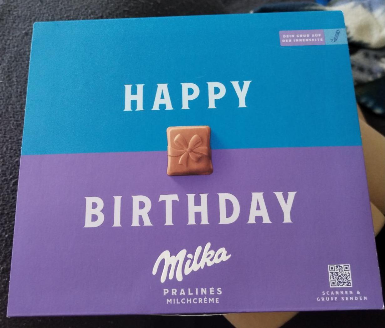 Fotografie - Happy Birthday Pralinés Milchcrème Milka