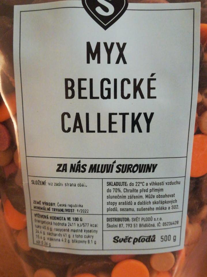 Fotografie - Myx belgické calletky