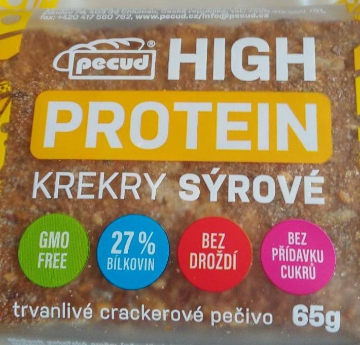 Fotografie - High Protein sýrové krekry Pecud