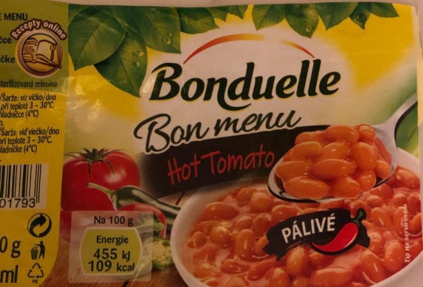 Fotografie - Bon menu Hot Tomato Bílé fazole pálivé Bonduelle
