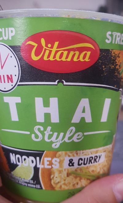 Fotografie - Thai Style Streetfood cup Noodles & Curry Vitana