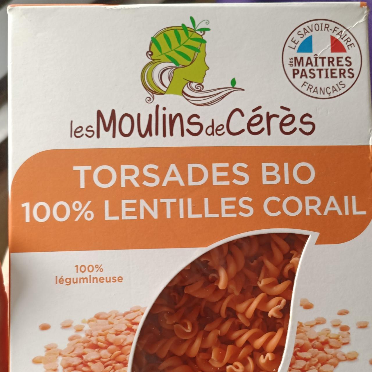 Fotografie - Torsades Bio 100% lentilles corail Les Moulins de Cérès