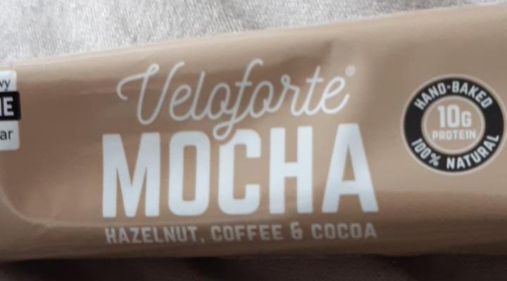 Fotografie - Mocha Energy Bar Hazelnut, Coffee & Cocoa Veloforte