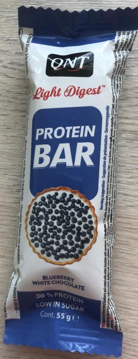 Fotografie - Light Digest Protein Bar Blueberry White Chocolate QNT