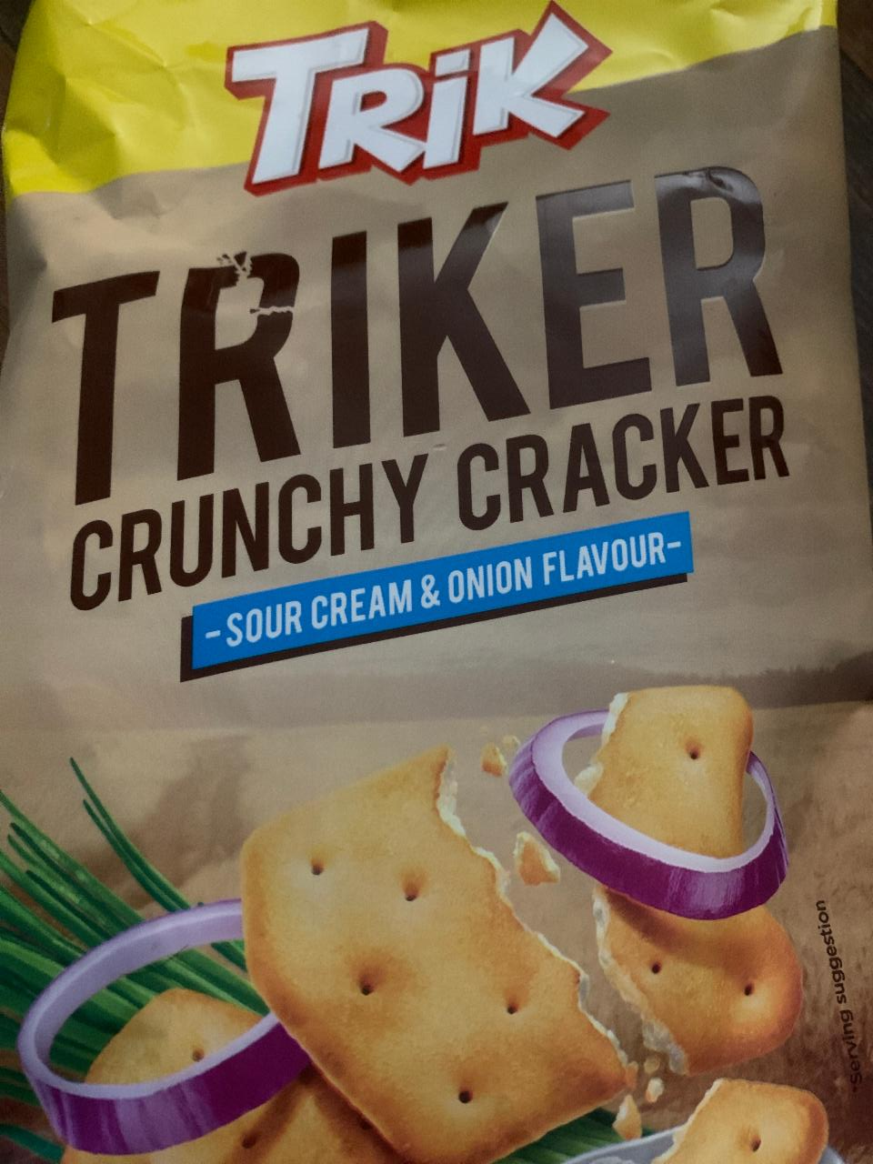 Fotografie - Triker Crunchy Cracker Sour Cream & Onion flavour Trik