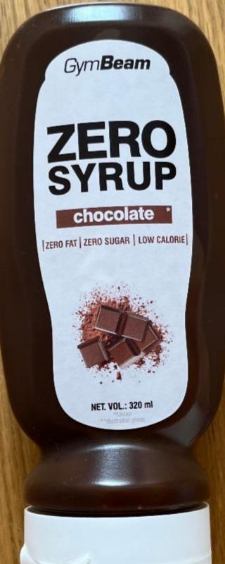 Fotografie - Zero calories, fat & sugars chocolate syrup GymBeam