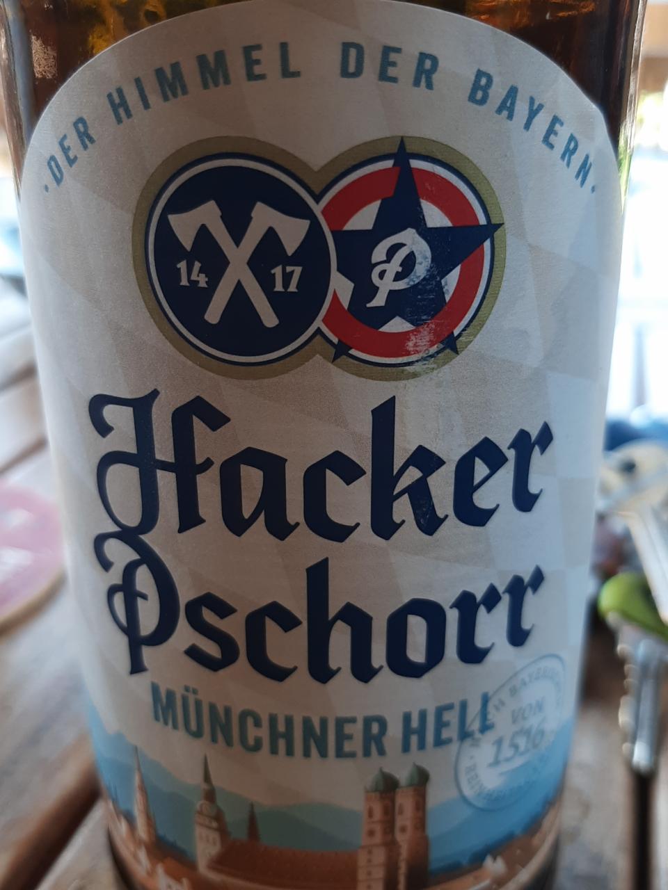 Fotografie - Hacker pschorr Münchner Hell