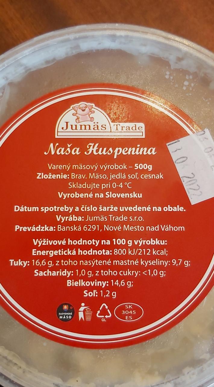 Fotografie - Naša Huspenina Jumäs Trade