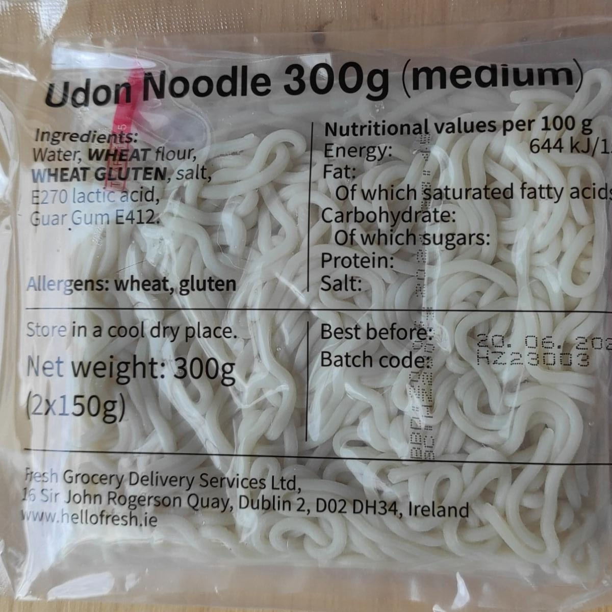 Fotografie - Udon Noodle Medium Hello Fresh