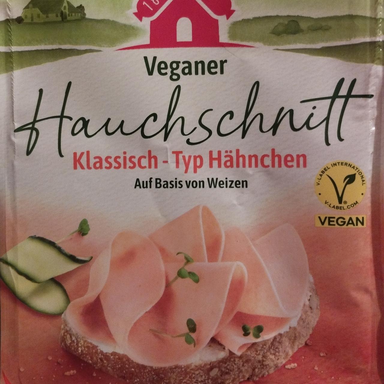 Fotografie - Veganer Hauchschnitt Klassisch-Typ Hähnchen Rügenwalder mühle
