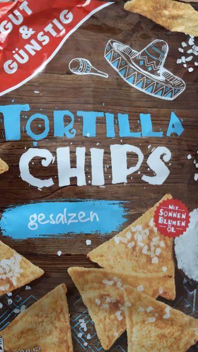 Fotografie - Tortilla Chips gesalzen Gut & Günstig