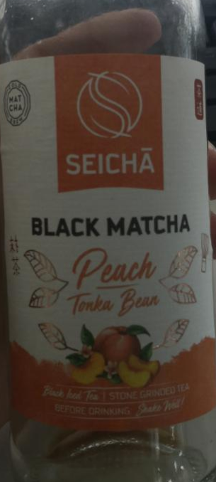 Fotografie - Black matcha peach Tonka bean SEICHA