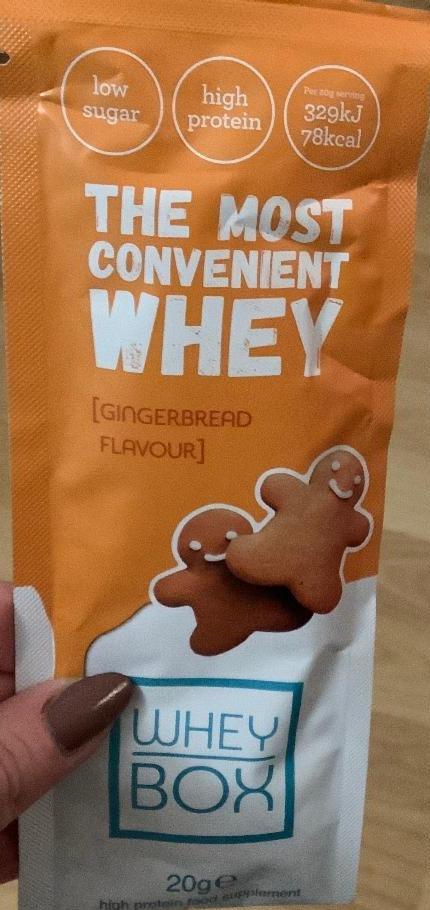 Fotografie - The Most Convenient Whey Gingerbread Flavour Protein Whey Box